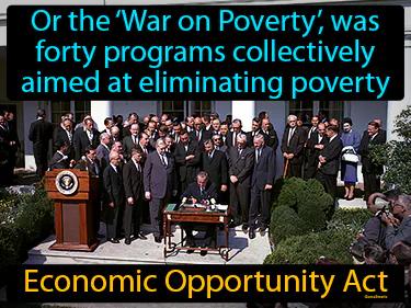 Economic Opportunity Act Meaning
