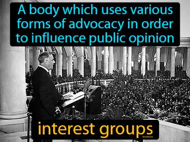 Interest Groups Meaning