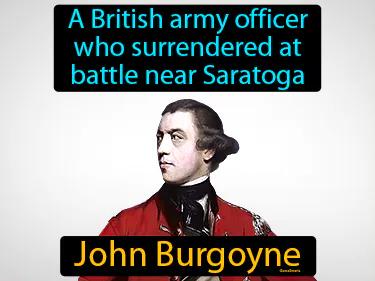 John Burgoyne Meaning