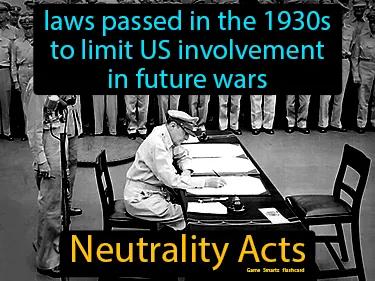 Neutrality Acts Meaning