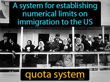 Quota System Meaning