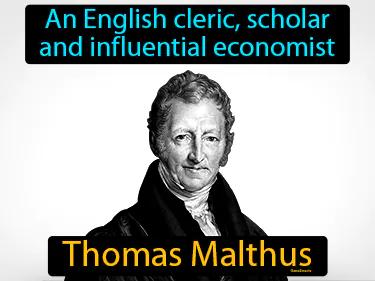 Thomas Malthus Meaning
