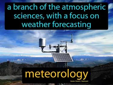Meteorology Meaning