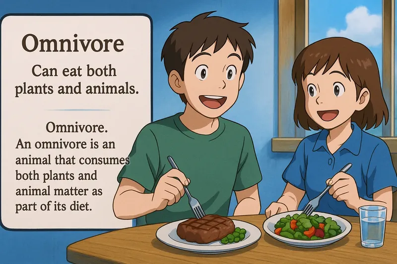 Omnivore Meaning Omnivore Meaning
