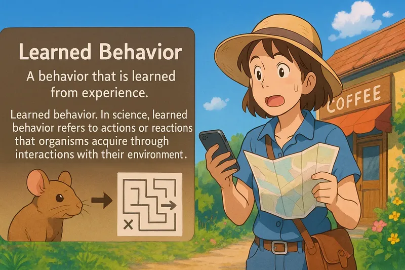 Learned Behavior Meaning Learned Behavior Meaning