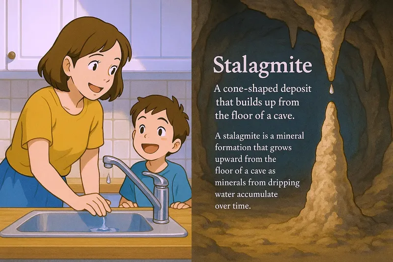 Stalagmite Meaning Stalagmite Meaning