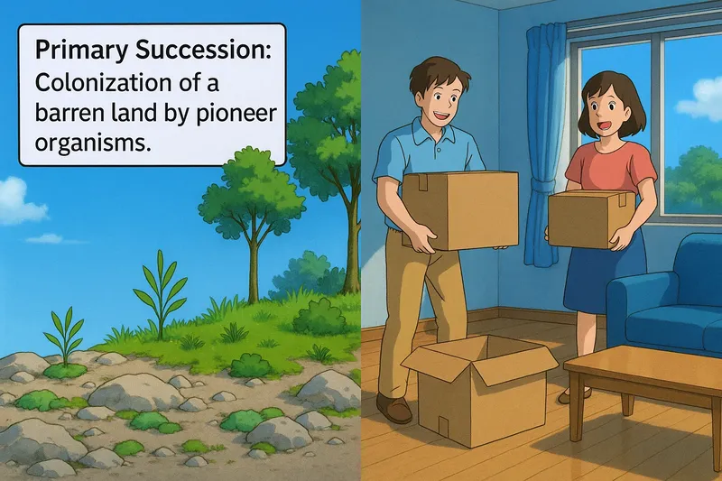 Primary Succession Meaning Primary Succession Meaning