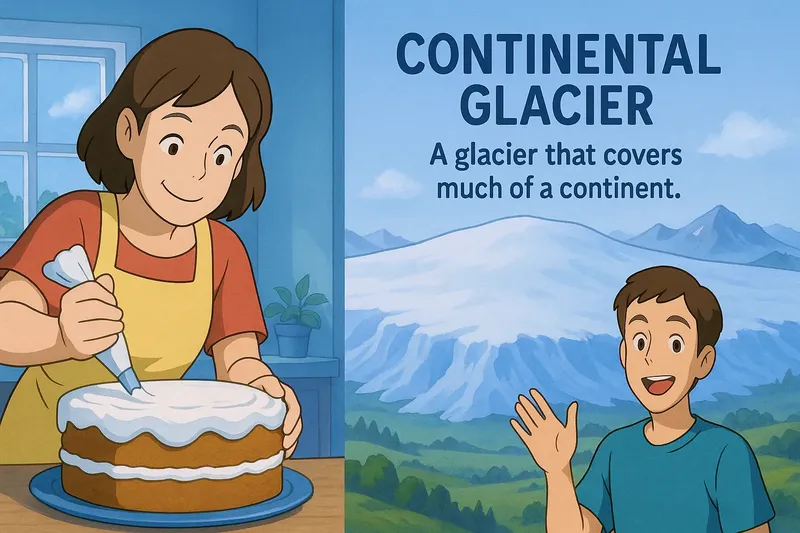 Continental Glacier Meaning Continental Glacier Meaning