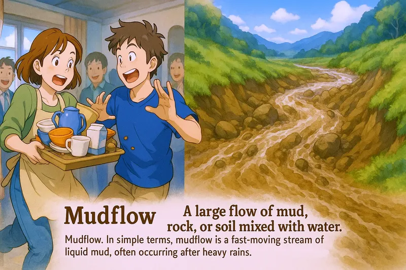 Mudflow Meaning Mudflow Meaning