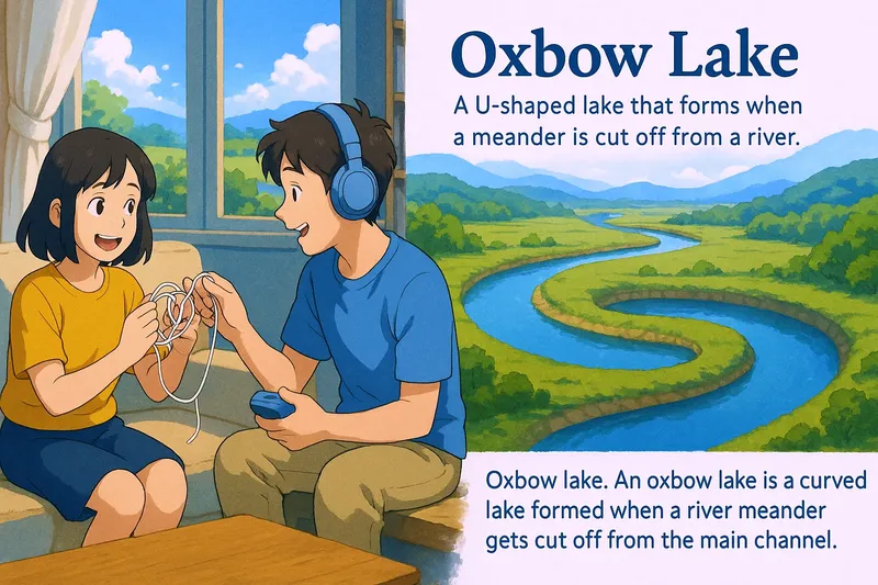 Oxbow Lake Meaning Oxbow Lake Meaning