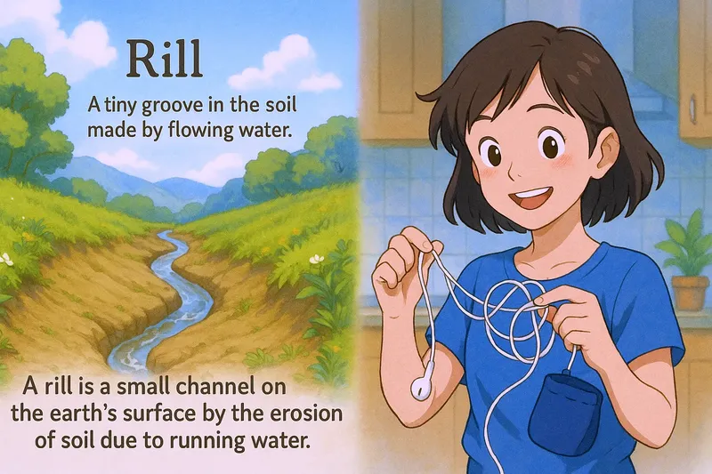 Rill Meaning