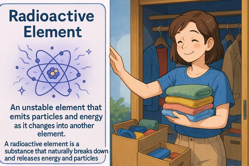 Radioactive Element Meaning Radioactive Element Meaning