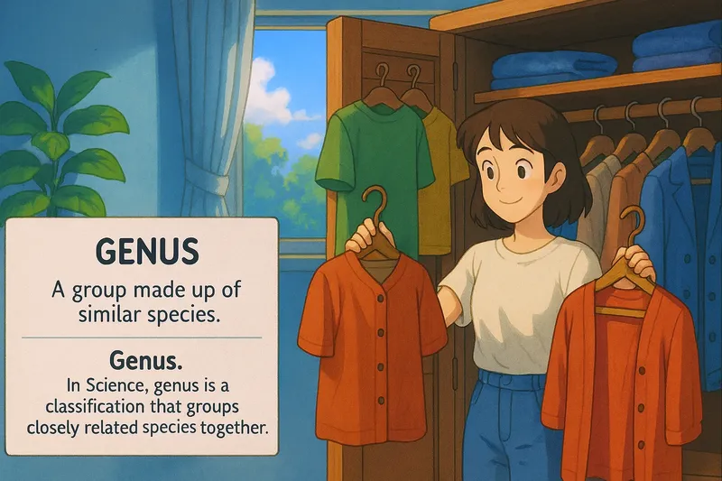 Genus Meaning Genus Meaning
