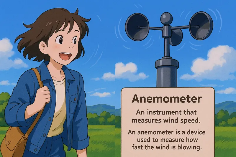 Anemometer Meaning Anemometer Meaning