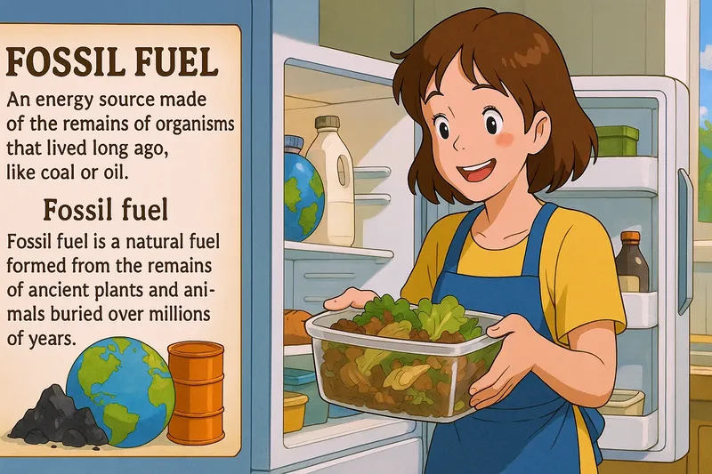 Fossil Fuel Meaning Fossil Fuel Meaning