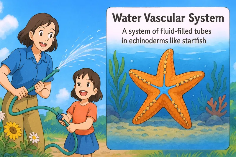 Water Vascular System Meaning Water Vascular System Meaning