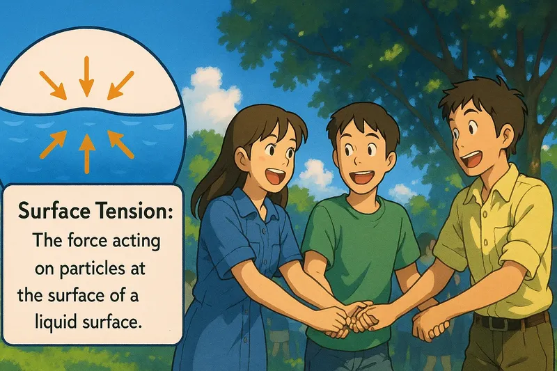 Surface Tension Meaning Surface Tension Meaning