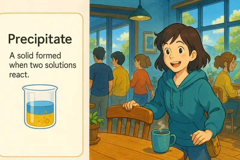 Precipitate Meaning Precipitate Meaning