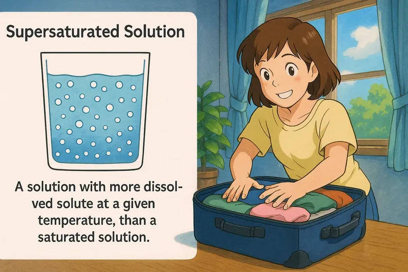 Supersaturated Solution Meaning Supersaturated Solution Meaning