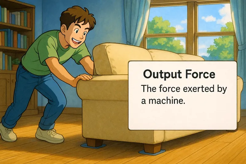 Output Force Meaning Output Force Meaning