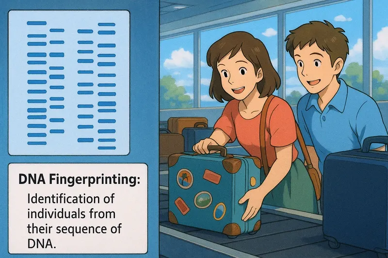 DNA Fingerprinting Meaning DNA Fingerprinting Meaning