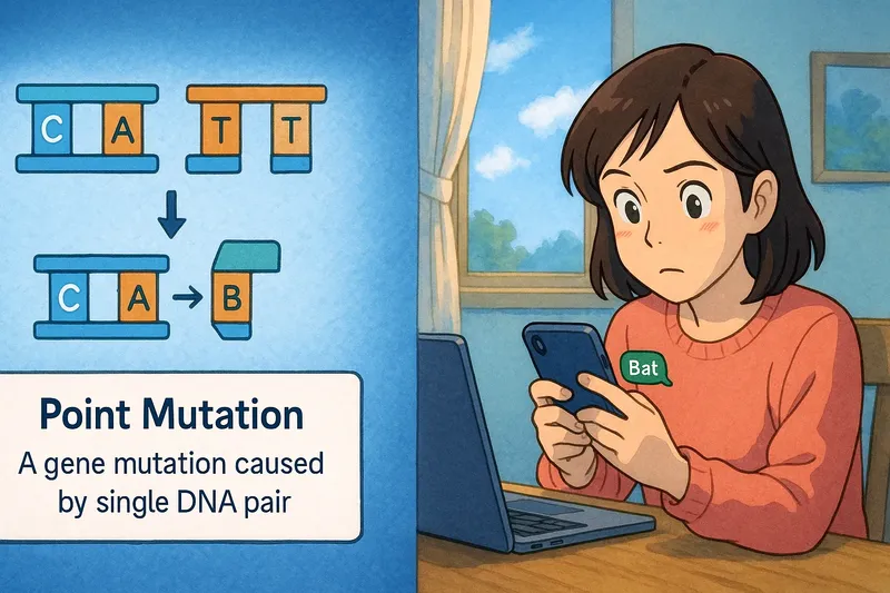 Point Mutation Meaning Point Mutation Meaning