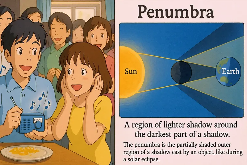 Penumbra Meaning Penumbra Meaning