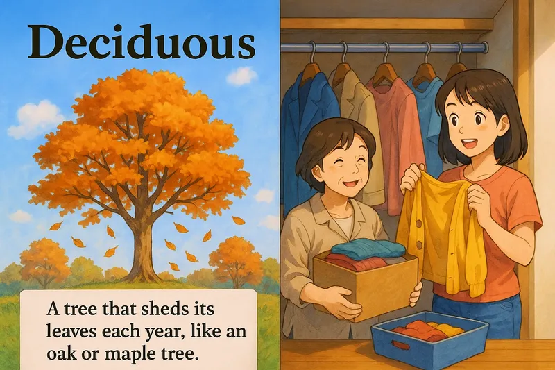 Deciduous Meaning Deciduous Meaning