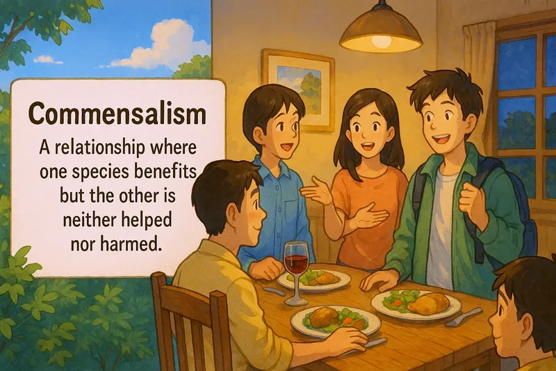 Commensalism Meaning Commensalism Meaning