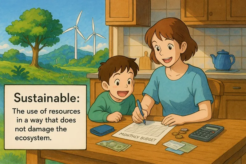 Sustainable Meaning Sustainable Meaning