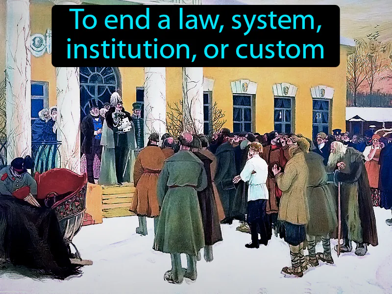 Abolish Definition