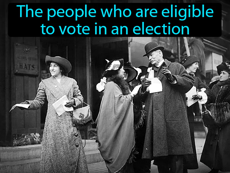 Electorate Definition Electorate Definition
